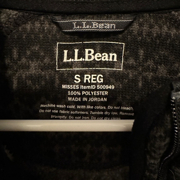 Women's L.L.Bean Sweater Fleece Full-Zip Jacket - Picture 4 of 4